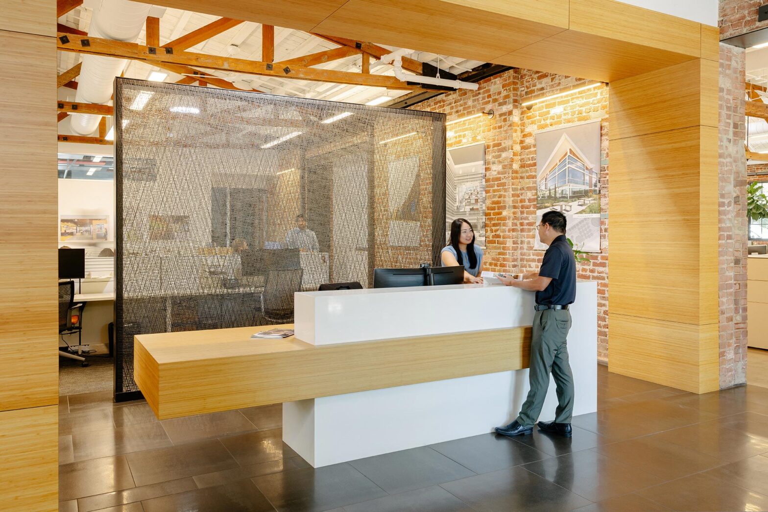 Interior at DGA Sacramento Office, lobby