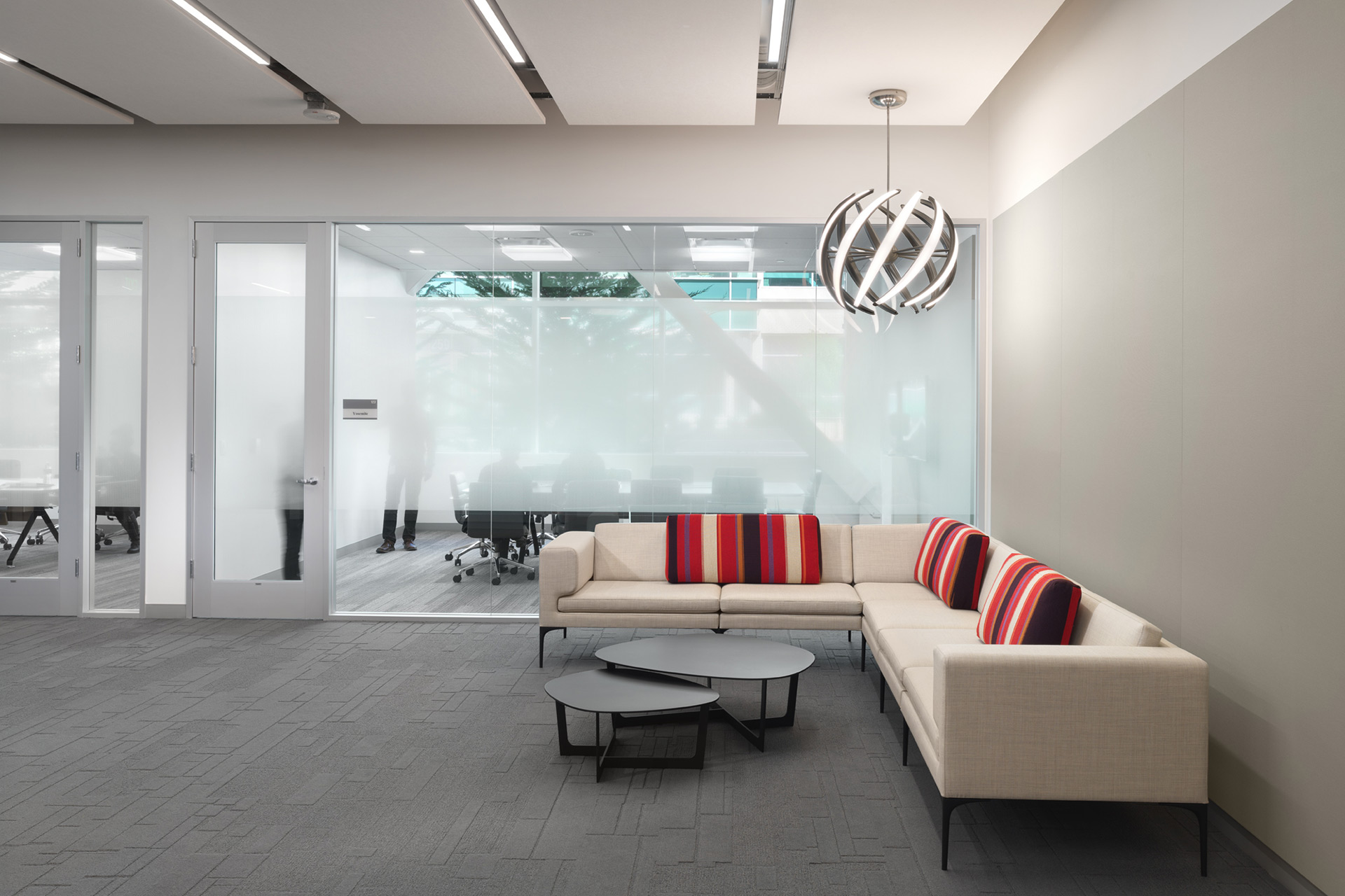 Interior at confidential client, life sciences, office, collaboration