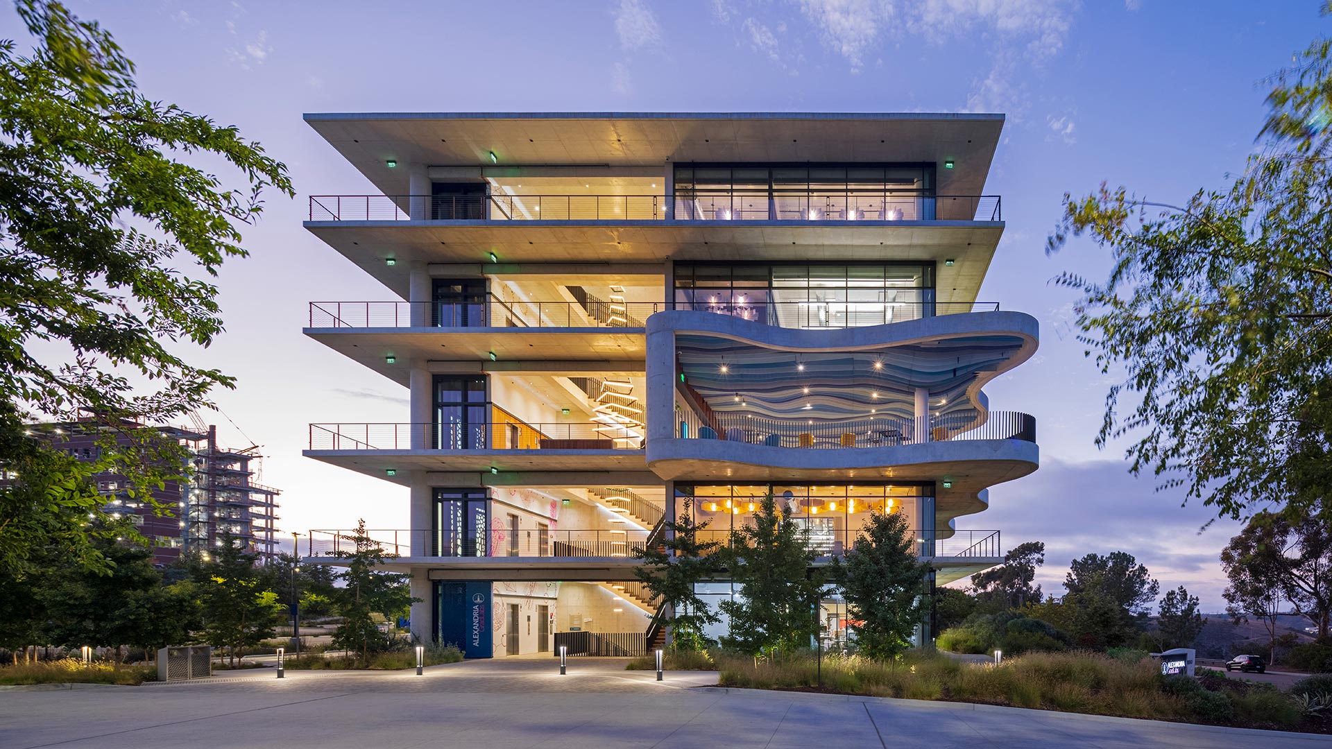 life sciences building exterior