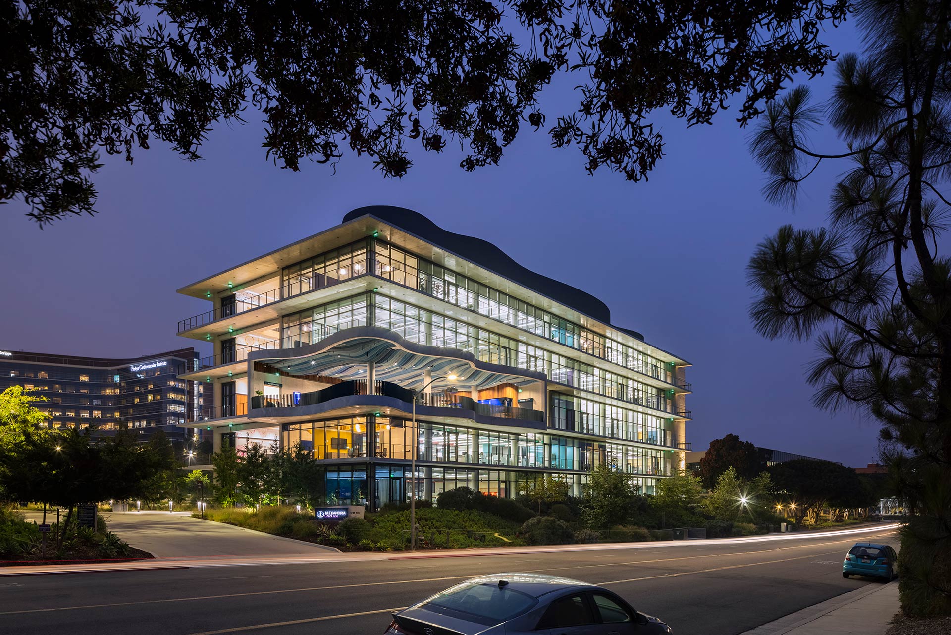 life sciences building exterior