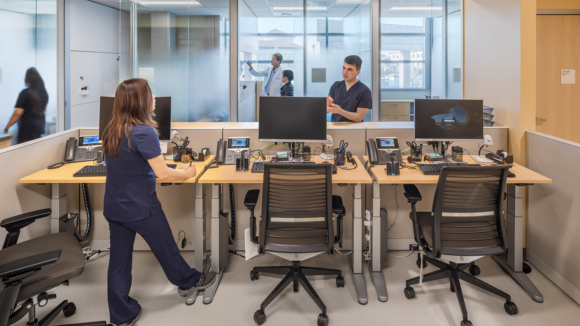 Interior of a healthcare medical office building