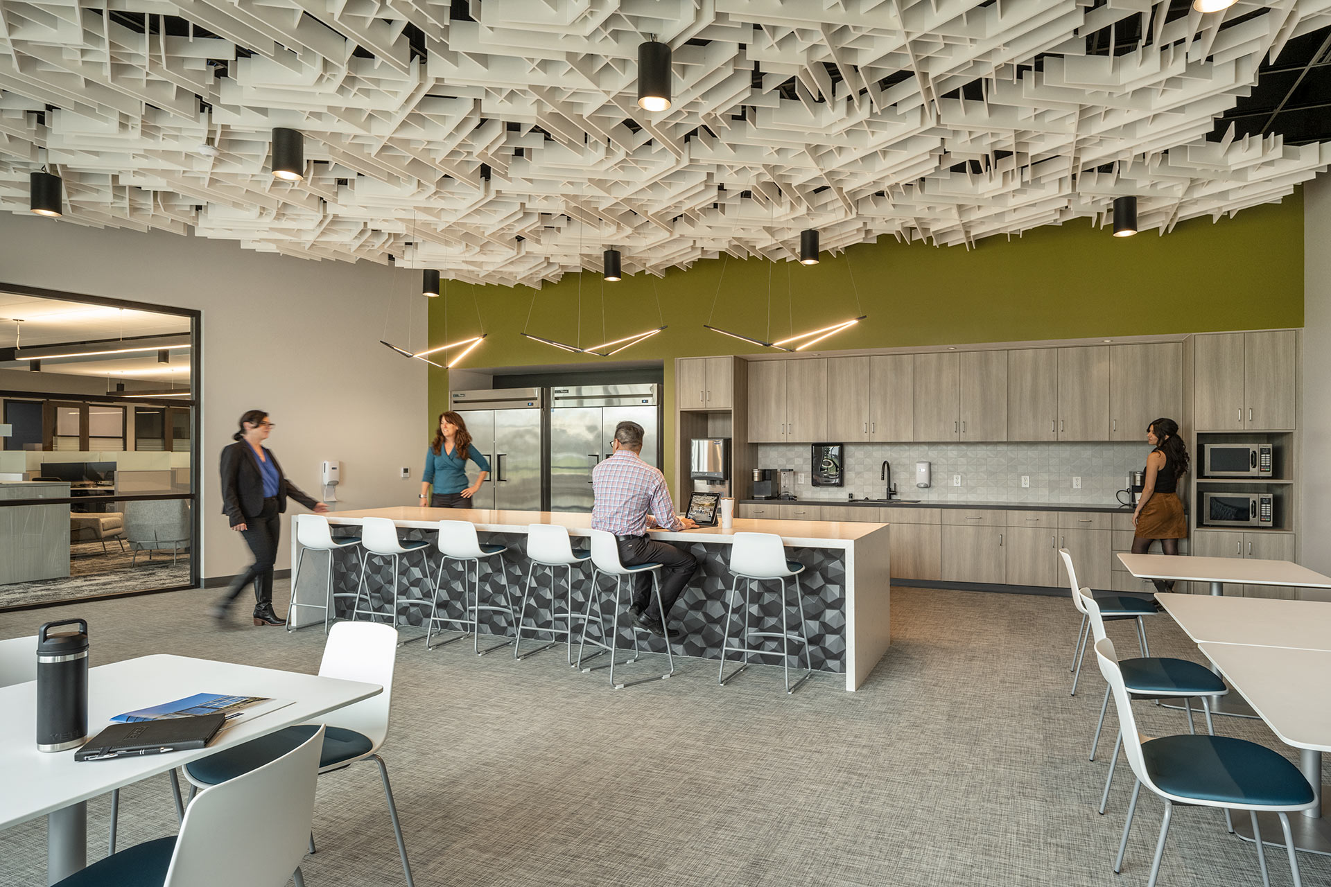 Interior of UCD Health Pharmacy Shared Services Center