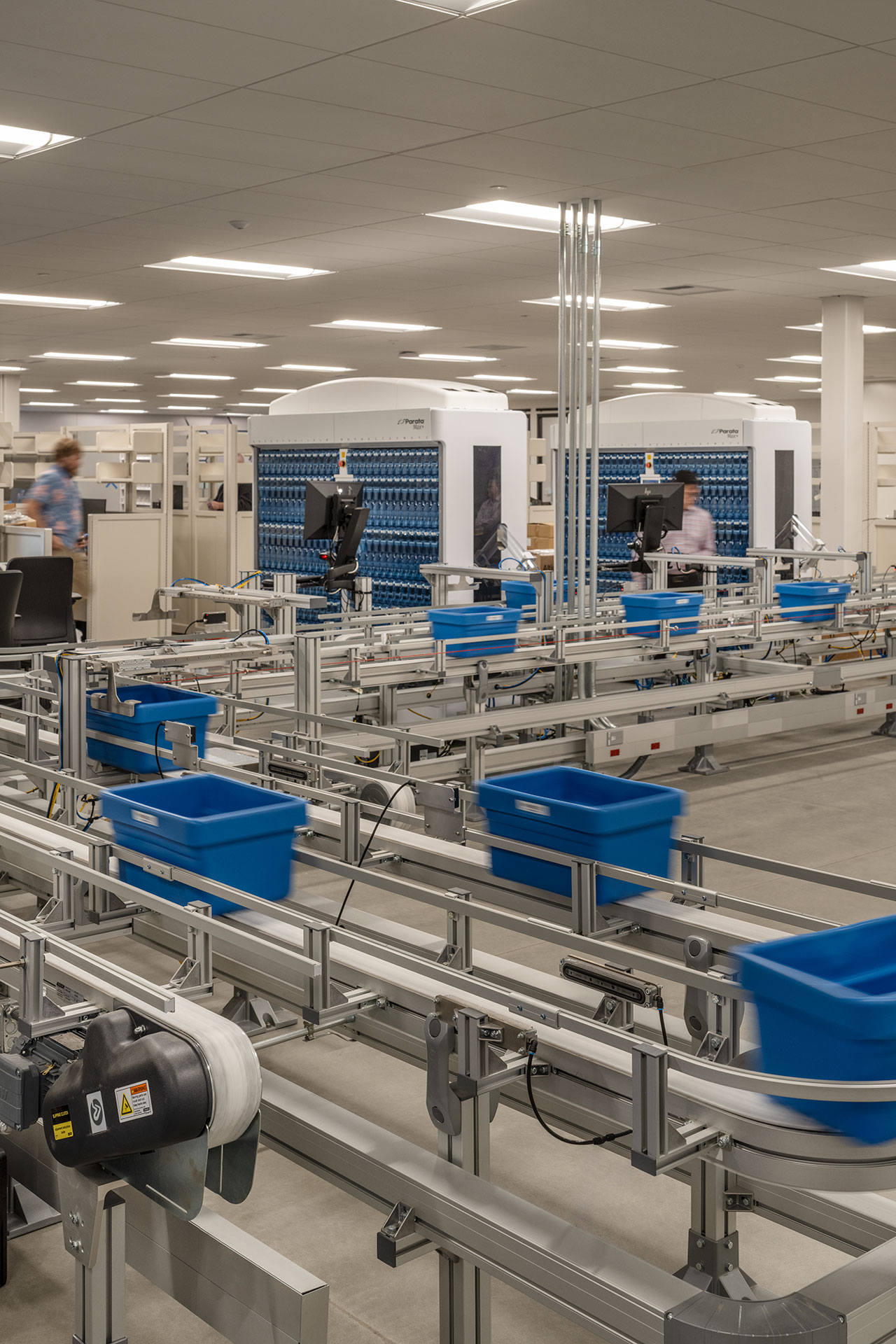 Interior of UCD Health Pharmacy Shared Services Center