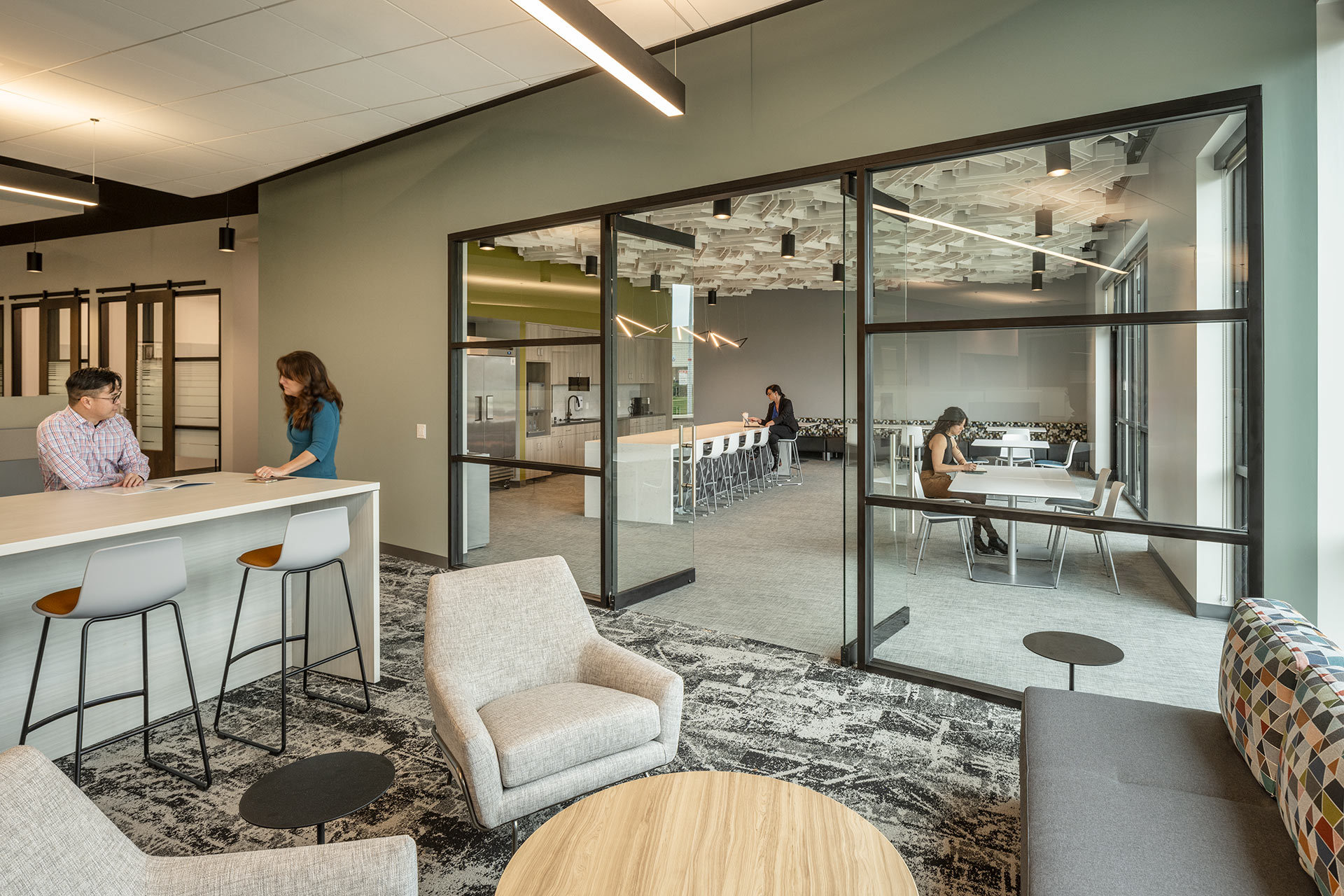 Interior of UCD Health Pharmacy Shared Services Center